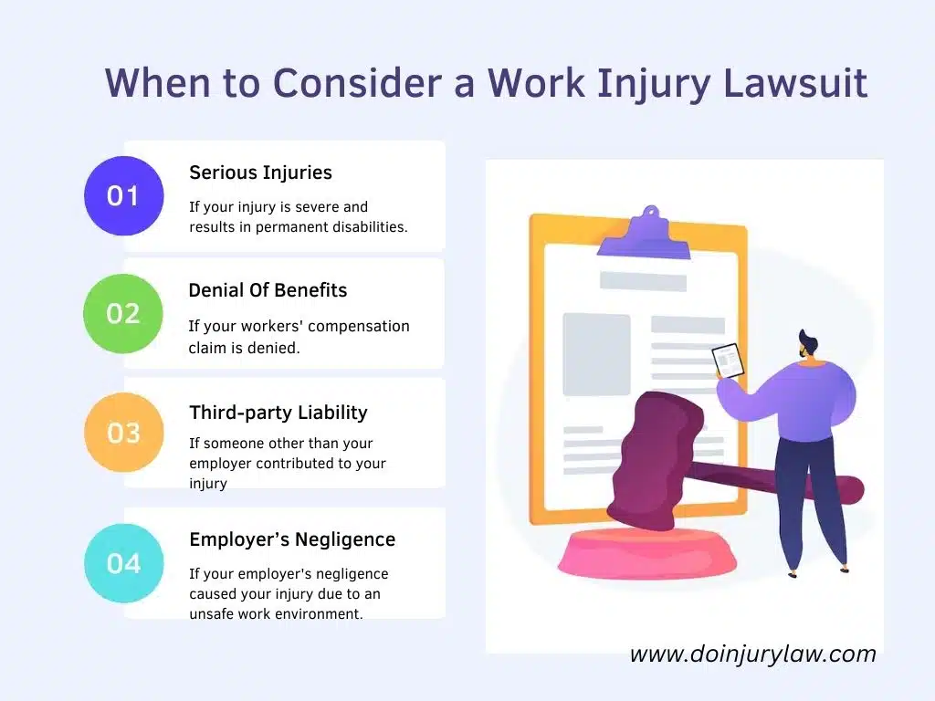 When to Consider a Work Injury Lawsuit